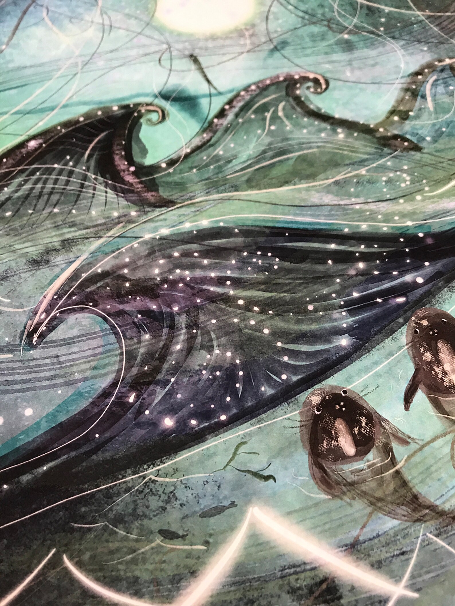 Selkie Art Print Selkie Seal Moon Magic Celtic Sea Etsy UK