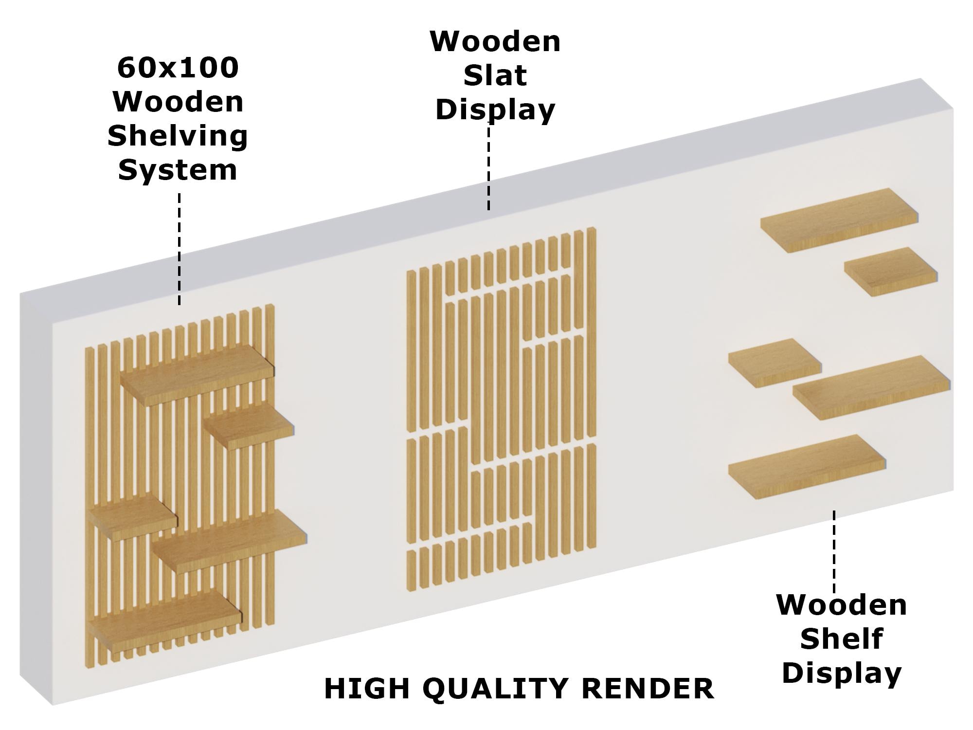 Sleek Wall Shelf With Custom Design Options | 3D Model Included - Etsy