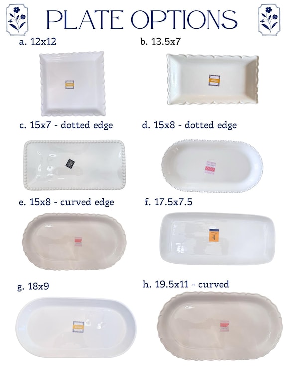 custom hand painted ceramic dish / plate - anniversary or wedding gift - timeline, map, story