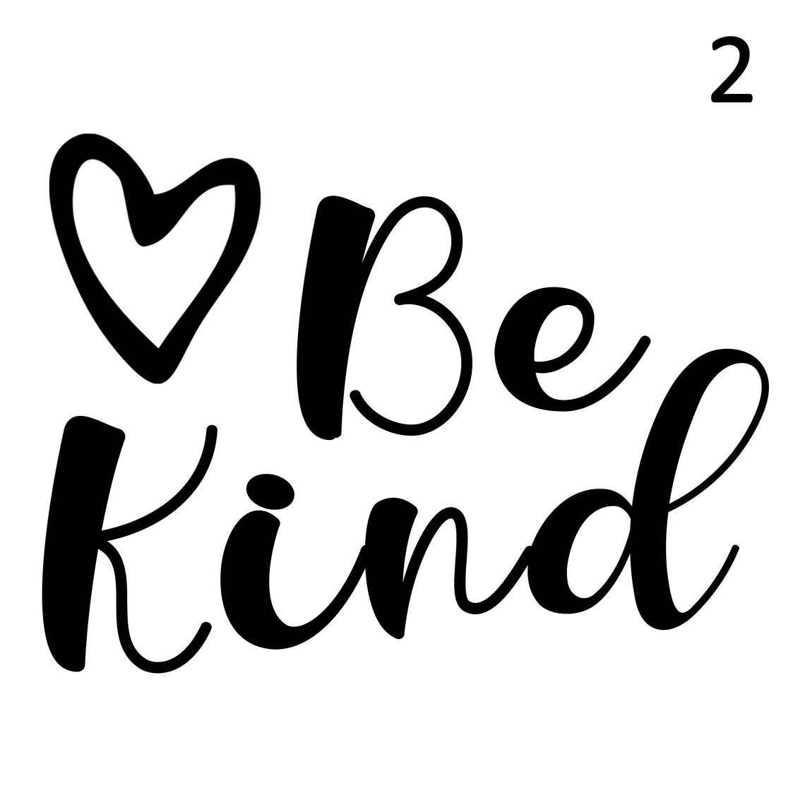 Be Kind Heart Vinyl Decal Kindness Sticker Permanent | Etsy