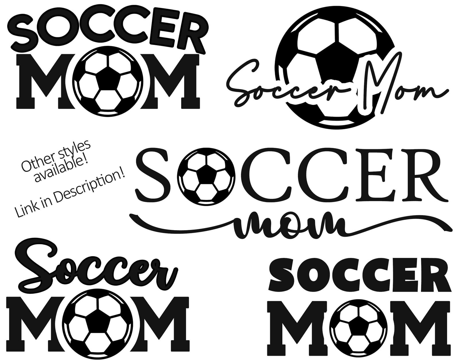 Soccer Mom Car Decal Vinyl Window Sticker Sports Sticker Etsy