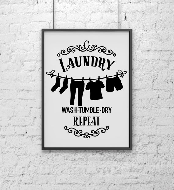 Laundry Room Decal Laundry Service Funny Laundry Quote Etsy