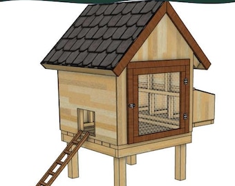 Elevated Chicken Coop Plans 4x4: DIY Building Guide