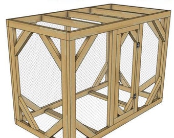 8x4 Chicken Coop Run Plans: Step-by-Step Guide