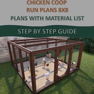 8x8 Chicken Coop Run Plans: DIY Step-by-Step Guide