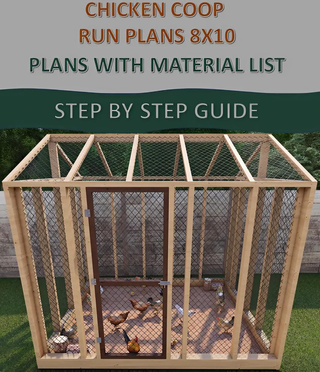 8x10 Chicken Coop Run Plans: DIY Step-by-Step Guide