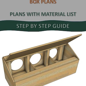 Chicken Coop Nest Box Plans - Nest Box Plans - Nest Box - Chicken Coop -  Chicken Coop Nest Box