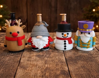 Christmas Soap Holder | Bath & Body Works Soap Holder | Holiday Soap Dispenser Cover | Reindeer Gnome Snowman Nutcracker | Christmas Kitchen