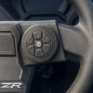 3D Printed Steering Wheel Bluetooth Radio Controller Mount PETG | Fits 2018 Polaris RZR | UTV Accessory