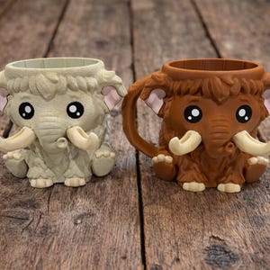 Mammoth Ice Cream Pint Holder Mug | Cute Mammoth Ice Cream Holder | Funny Ice Cream Cup | Gift for Ice Cream Lovers