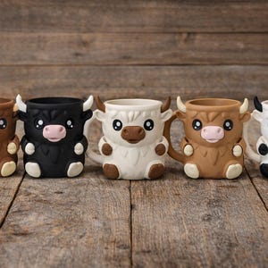 Highland Cow Ice Cream Pint Holder- 3D Printed, Ice cream holder, highland cow gift, snacker gift, ice cream gift, teacher gift