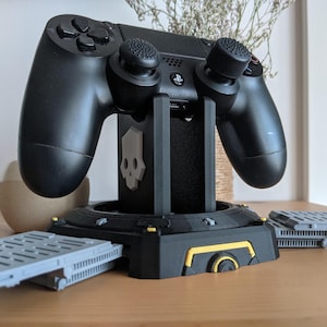 Helldivers Controller Stand | PS4, PS5, PC Gamepad Holder | Desk & Gaming Room Decor | Sci-Fi Gamer Gift | PlayStation Accessory Display image 3