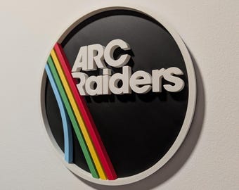 ARC Raiders inspired logo plate, gift for gamers