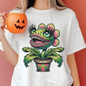 Monster Plant Horror Art PNG great For T-Shirts, Mugs, and More Plants Audrey 2 Little Shop of Horrors