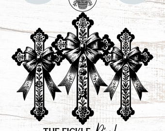 Calvary Crosses SVG PNG, Easter Resurrection Design (Digital Download)