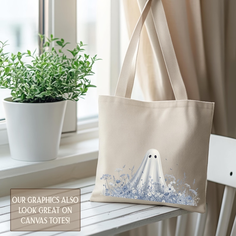 Chinoiserie Ghost in Wildflowers PNG | Toile Style Digital Art | Instant Download | Commercial Use | 300 DPI Print Ready Design