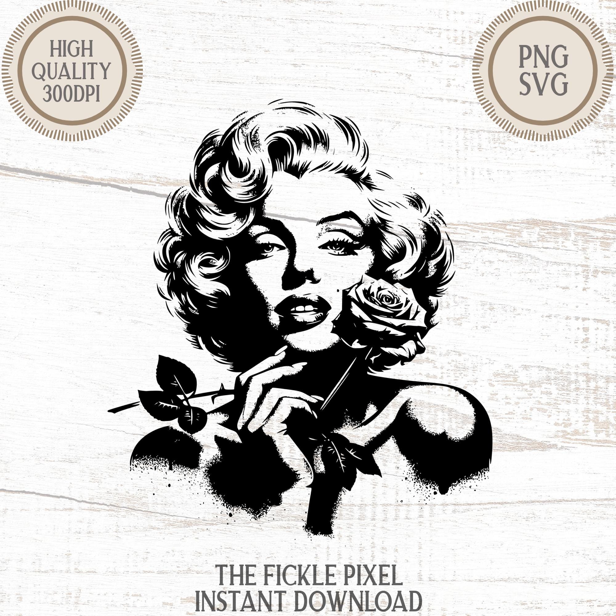 Marilyn Monroe Portrait - Etsy, image size:2000x2000