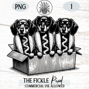 Funny Hot Dogs Dachshund - Cute Weiner Dogs PNG - Layered Cricut File - Download Easy - Dog parent sticker - Pet parent - Dachshund
