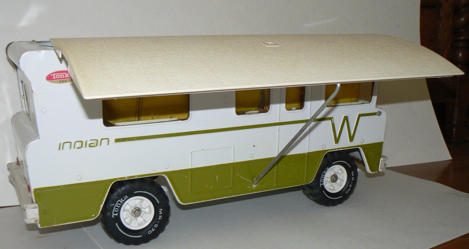 Mighty Tonka Winnebago Indian 1970 Toy Camper RV Large Etsy