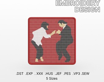 Dance Meme Cross Stitch Machine borduurwerk ontwerpen (digitale download)