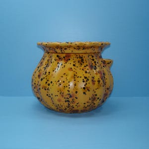 Fluted African Violet Pot, Self Watering Planter, Papaya