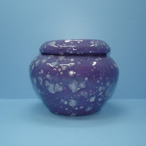 Tapered Round African Violet Pot, Self Watering Planter, Grape Divine