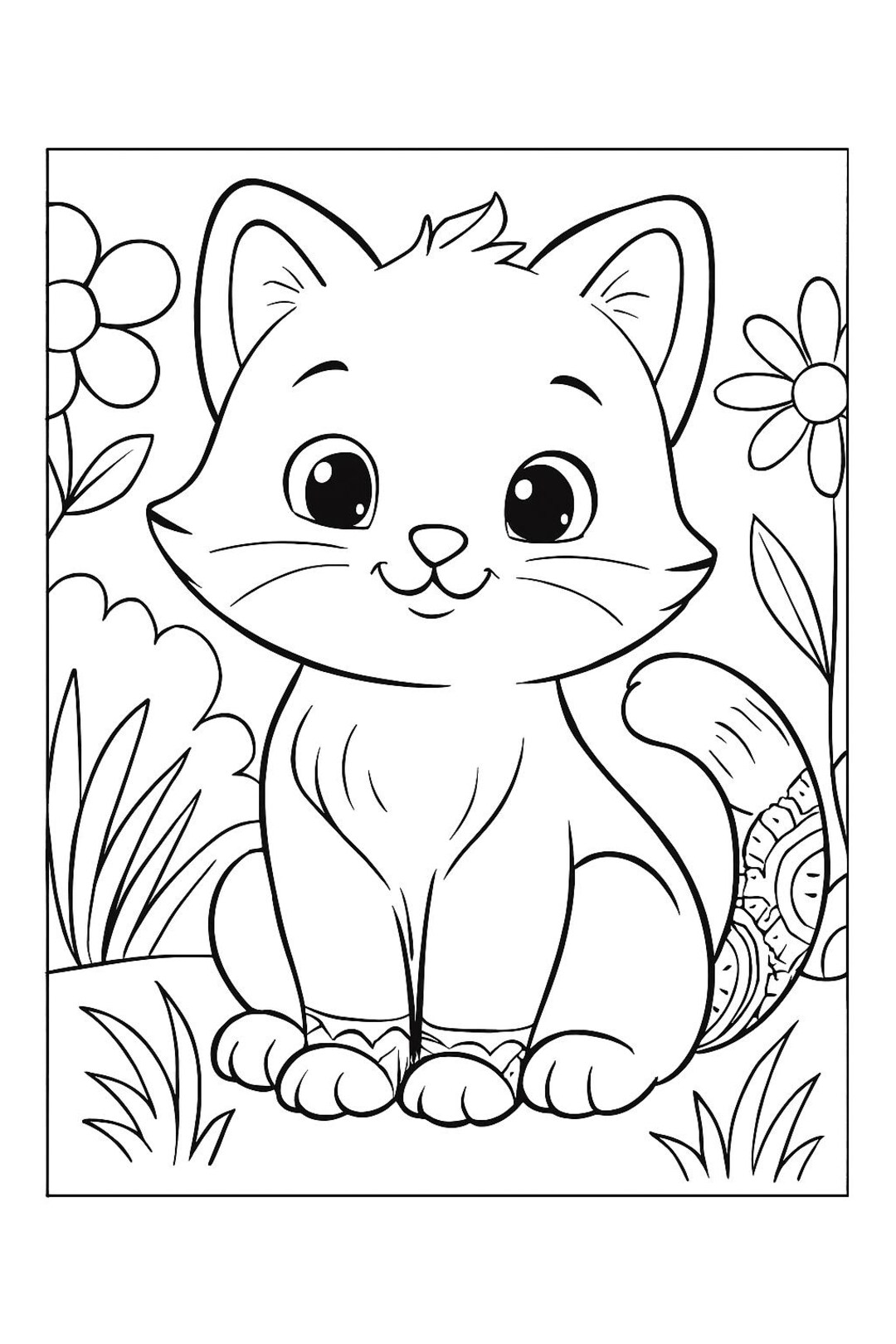 Animal Coloring Pages for Adults &amp; Kids (PDF) - Etsy