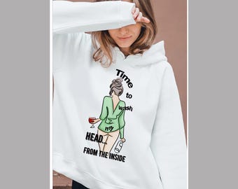 Funny Wine Lover PNG: Liquid Therapy T-Shirt Design (Digital Download)