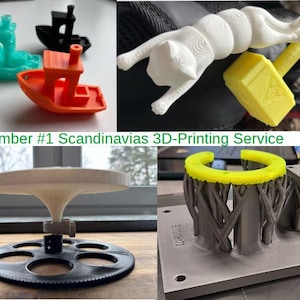 Custom 3D Printing Service | High-Quality Personalized Prints | Fast European Shipping | STL/STEP/OBJ/... Into Modell