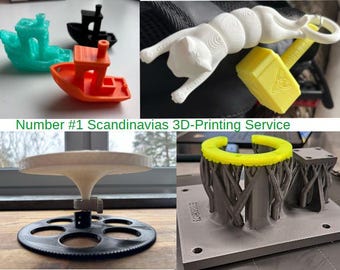 Custom 3D Printing Service | High-Quality Personalized Prints | Fast European Shipping | STL/STEP/OBJ/... Into Modell