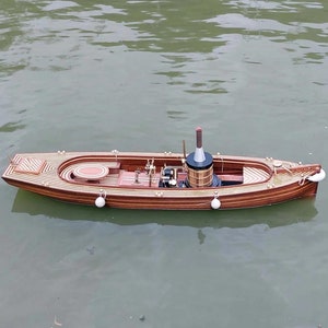 Dampfpinasse - Wooden Ship Model Assembly Plans: Build Your Own Historic Vessel