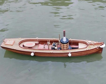 Dampfpinasse - Wooden Ship Model Assembly Plans: Build Your Own Historic Vessel
