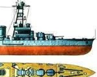 Cruiser Krasny Kavkaz 1932 - Wooden Ship Model Assembly Plans: Build Your Own Historic Vessel
