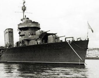 Destroyr Baku (Leningrad) 1933 - Wooden Ship Model Assembly Plans: Build Your Own Historic Vessel