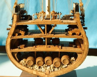 Frigate USS Constitution 1789 - Wooden Ship Model Assembly Plans- Build Your Own Historic Vessel