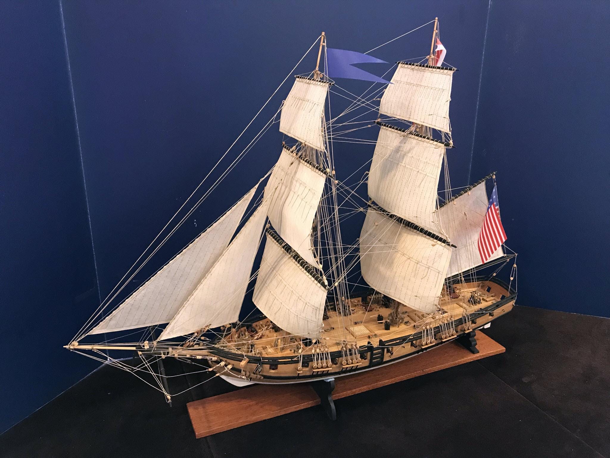 Brig USS Eagle 1814 - Wooden Ship Model Assembly Plans: Build Your