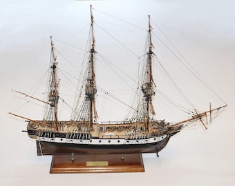 Fregata Americana Essex 1799 - Wooden Ship Model Assembly Plans- Build Your Own Historic Vessel