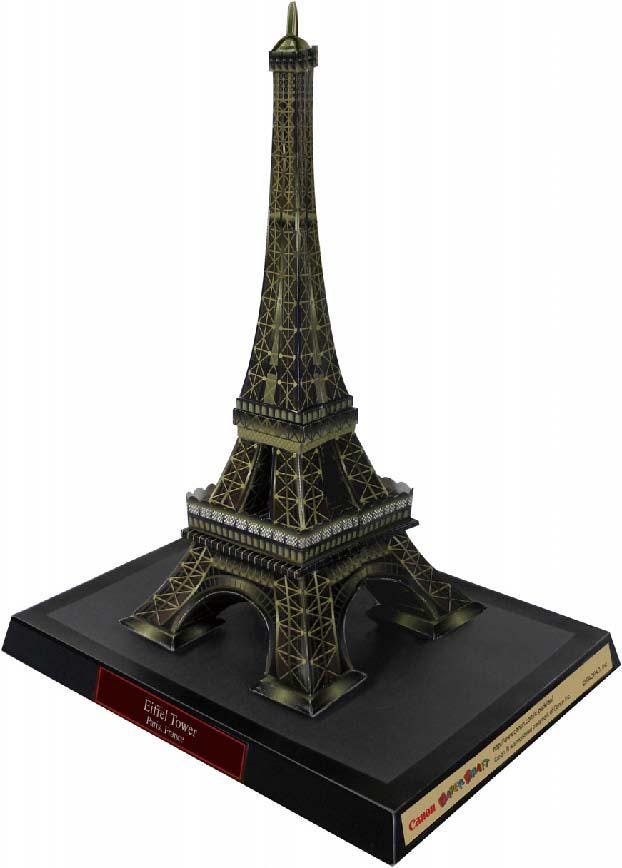 Eiffel Tower Paper Model Kit | 3D Landmark (PDF Templates) - Etsy