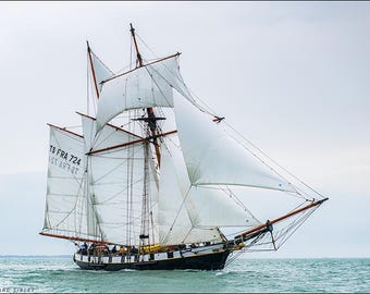 Brigantine La Recouvrance 1992 Wooden Ship Model Plans (1/20 Scale)