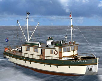 columbia mission boat - Wooden Ship Model Assembly Plans: Build Your Own Historic Vessel