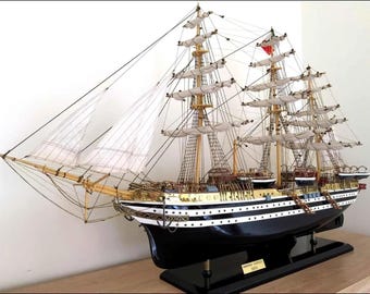 Amerigo Vespucci - 1/100 - Wooden Ship Model Assembly Plans: Build Your Own Historic Vessel