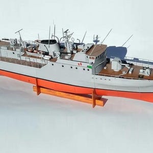Corvette Tobruk 1965 - Wooden Ship Model Assembly Plans: Build Your Own Historic Vessel