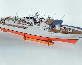 Corvette Tobruk 1965 - Wooden Ship Model Assembly Plans: Build Your Own Historic Vessel