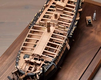 Bomb Ketch Volontede Dieu 1816 Wooden Ship Model Plans (Digital Files)