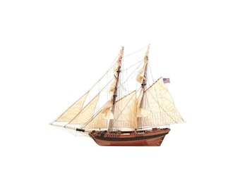 Bergantin Goleta - Wooden Ship Model Assembly Plans: Build Your Own Historic Vessel