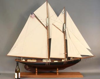 Cape Ann Fishing Schooner Wooden Ship Model Plans (Digital Files)