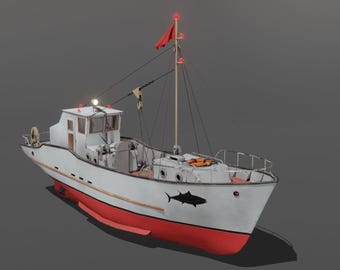 Skulte XX Fishing Boat - 1/50 Scale Wooden Ship Model Plans