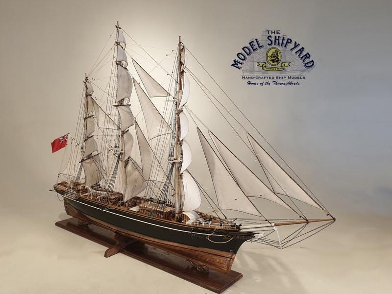 Vintage model yacht - Etsy 日本