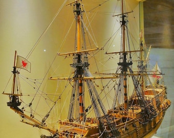Frigate Fridrich Zu Pferde 1661 - Wooden Ship Model Assembly Plans- Build Your Own Historic Vessel
