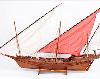 Arabian Chebec (Red) - Wooden Ship Model Plans: Build Your Own Historic Vessel